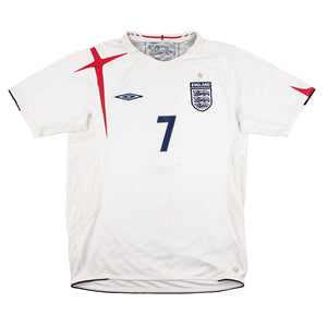 England 2005-07 Home Shirt (M) Beckham #7 (Fair)_1