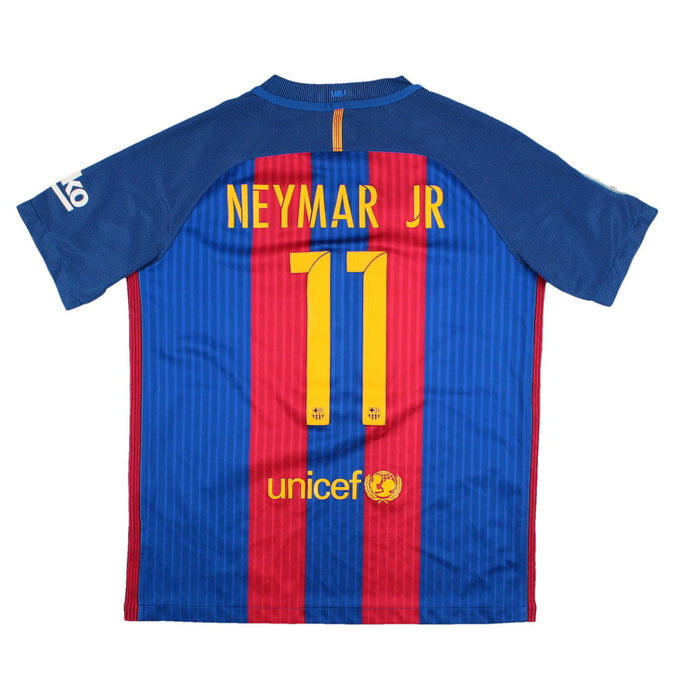 Barcelona 2016-17 Home Shirt (XLB) Neymar #11 (Excellent)