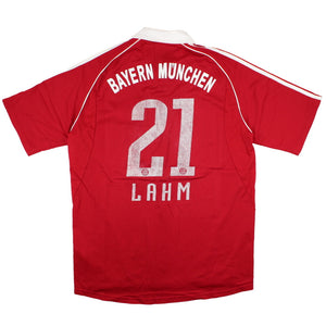 Bayern Munich 2006-07 Home Shirt (M) Lahm #21 (Very Good)_0