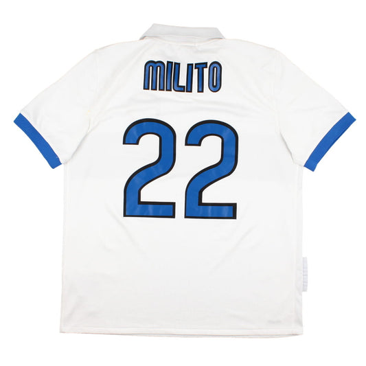 Inter Milan 2009-10 Away Shirt (L) Milito #22 (Very Good)_0