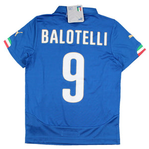 Italy 2014-15 Home Shirt (SB) Balotelli #9 (BNWT)_0