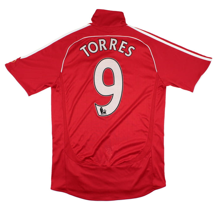 Liverpool 2006-08 Home Shirt (M) Torres #9 (Very Good)