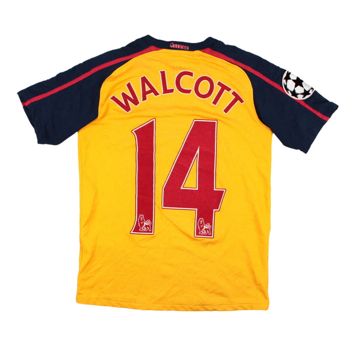 Arsenal 2008-09 Away Shirt (Walcott #14) (YM) (Very Good)