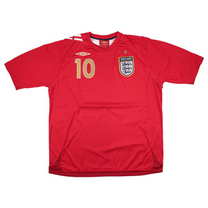 England 2006-08 Away (#10) (XL) (Excellent)_1