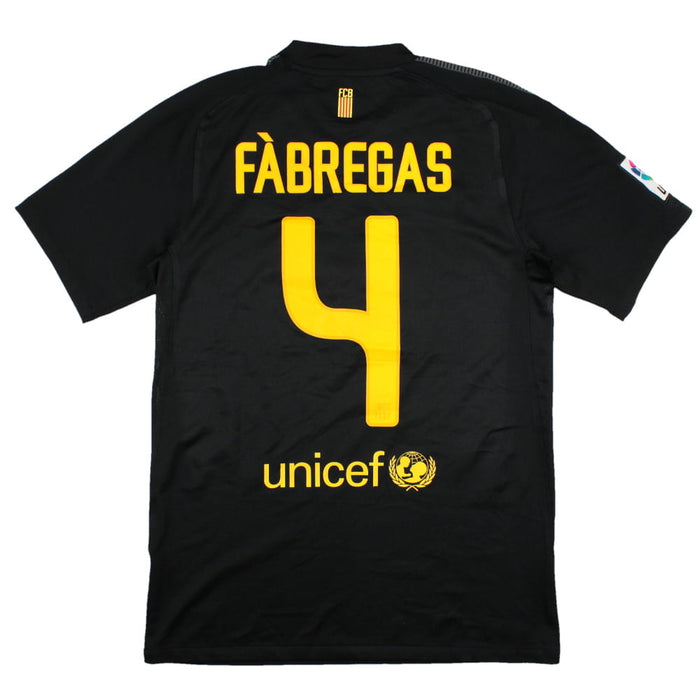 Barcelona 2011-12 Away Shirt (Fabregas #4) (S) (Excellent)