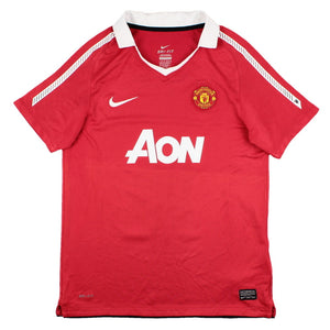 Manchester United 2010-11 Home Shirt (Hernandez #14) (LB) (Good)_1