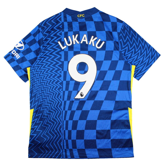 Chelsea 2021-22 Home Shirt (Lukaku #9) (L) (Excellent)