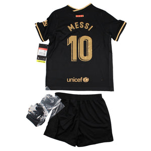 Barcelona 2020-21 Away Baby Kit (Messi #10) (Large Infants) (BNWT)_0