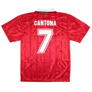 Manchester United 1992-94 Retro Home Shirt (M) Cantona #7 (Excellent)_0