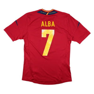 Spain 2012-13 Home Shirt (S) (Good) (Mata 13)_2