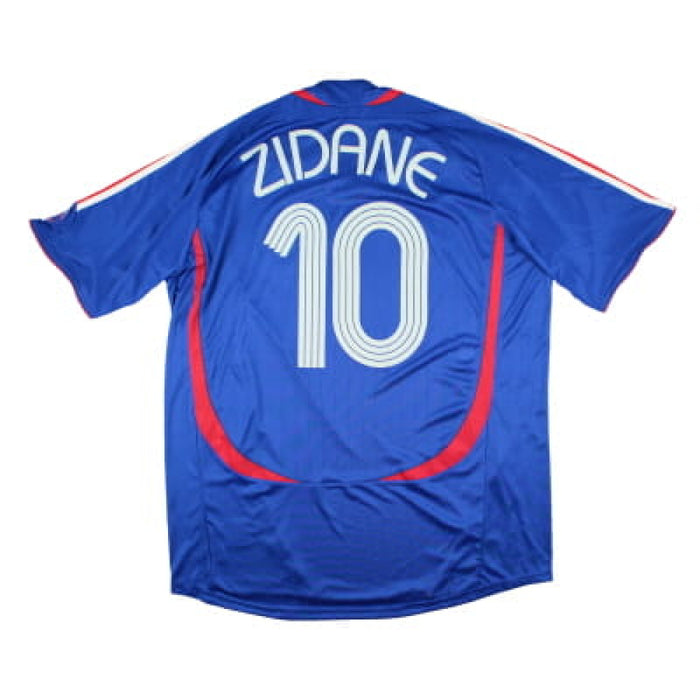 France 2006-07 Home Shirt (Zidane #10) (XL) (Excellent)