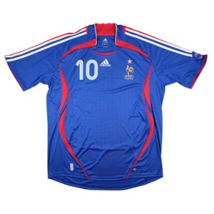 France 2006-07 Home Shirt (Zidane #10) (XL) (Excellent)_1