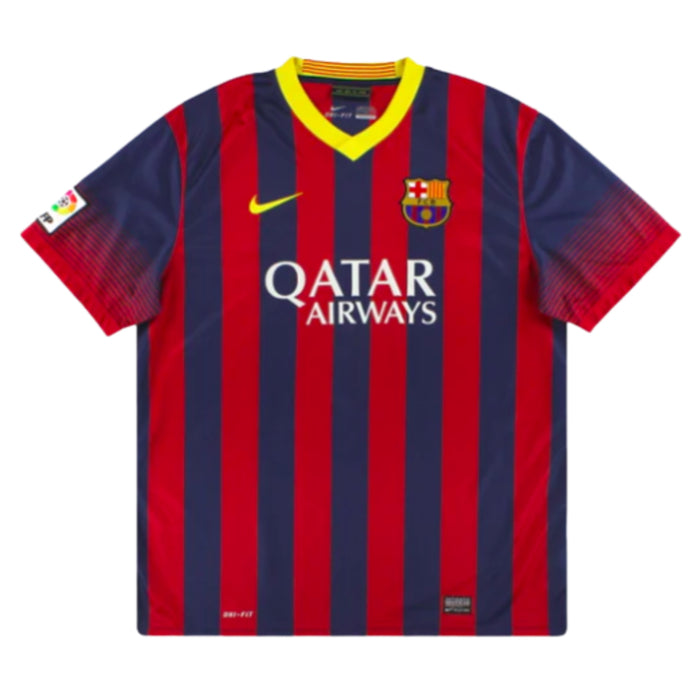 Barcelona 2013-14 home shirt (S) (Very Good)