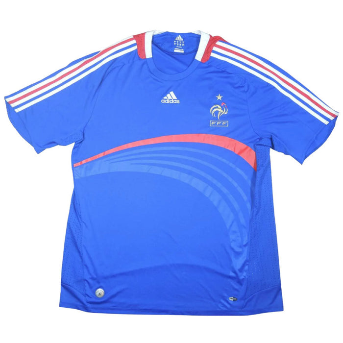 France 2007-08 Home Shirt (M) (Excellent)