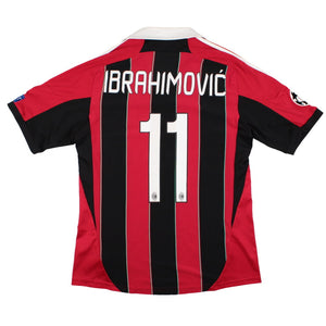 AC Milan 2012-13 Home Shirt (M) Ibrahimovic #11 (Very Good)_0