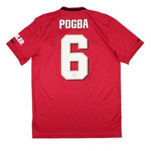 Manchester United 2019-20 Home Shirt (M) Pogba #6 (Excellent)_0