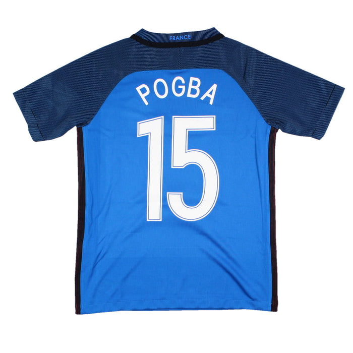 France 2016-17 Home Shirt (SB) Pogba #15 (Excellent)