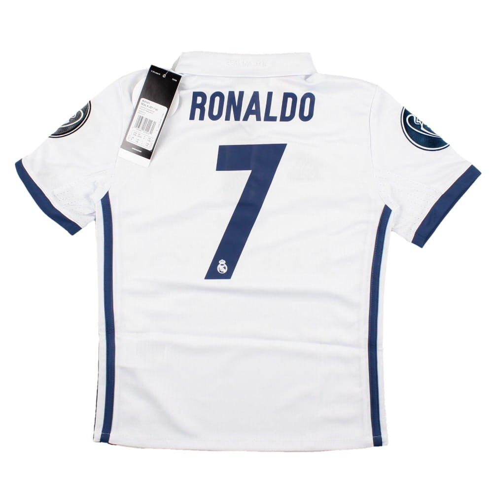 Real Madrid 2016-17 Home Shirt (7-8y) Ronaldo #7 (Very Good