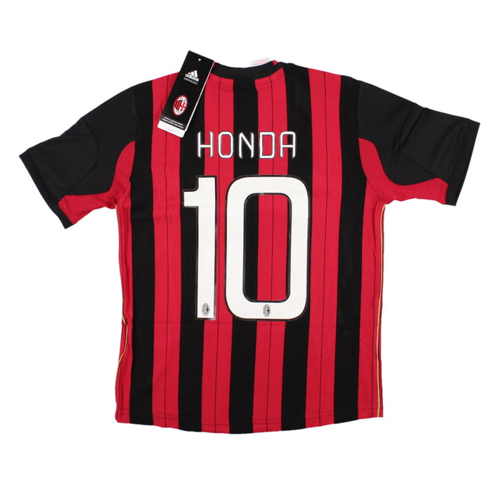 AC Milan 2013-14 Home Shirt (XSB) Honda #10 (Mint)