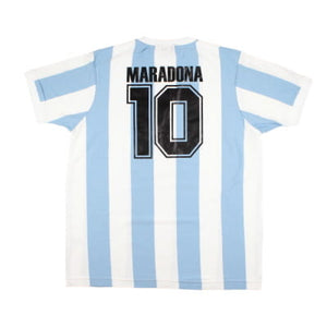 Argentina 1986-88 TOFFS Home Shirt (Maradona #10) (L) (Good)_0