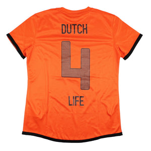 Holland 2012-13 Home Shirt (Dutch #4 Life) (Womens M) (Mint)_0