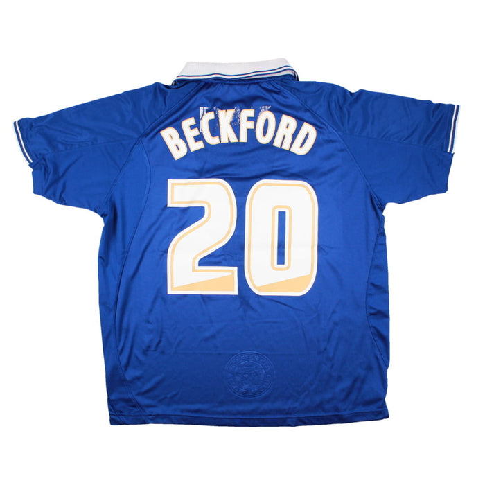 Leicester 2011-12 Home Shirt (L) Beckford #20 (Fair)