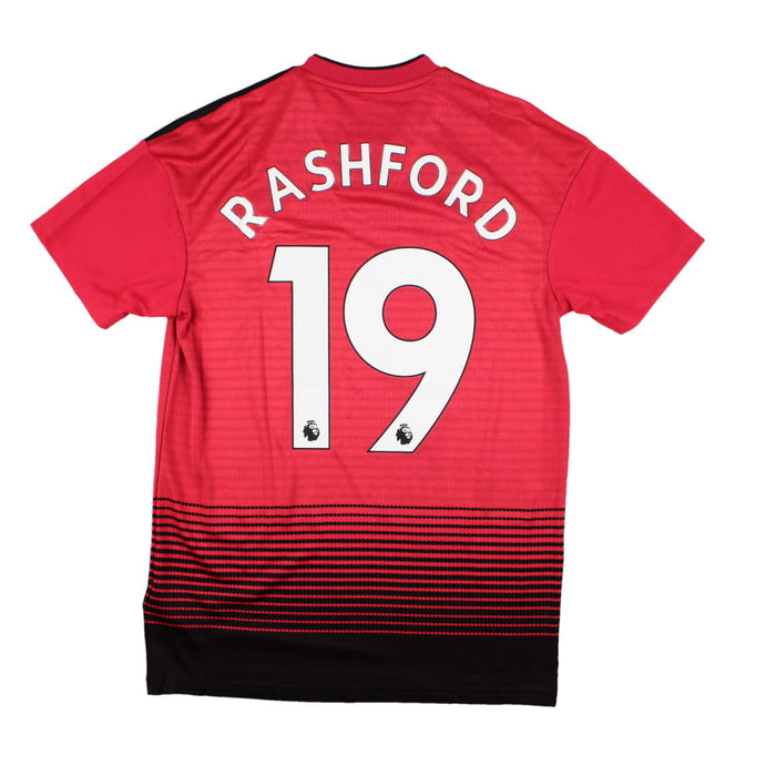 Manchester United 2018-19 Home Shirt (S) Rashford #19 (Excellent)