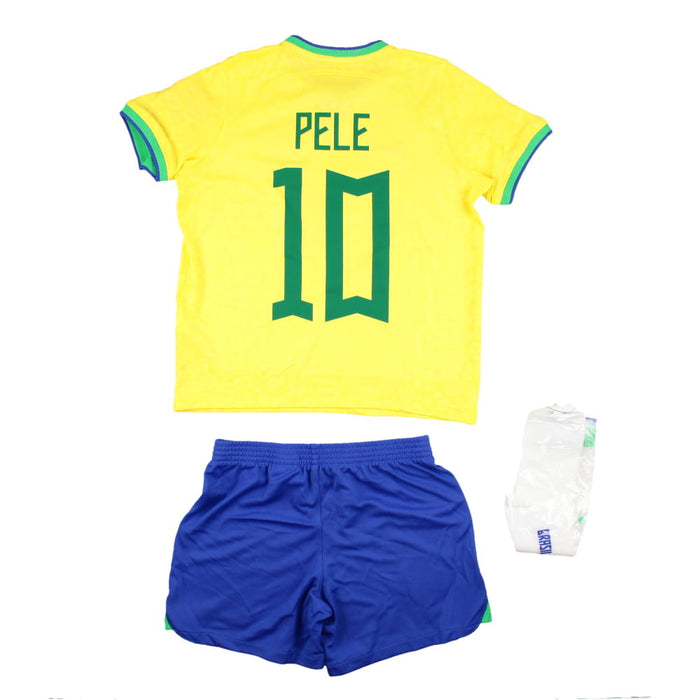 Brazil 2022-23 Home Infant Kit (LB) Pele #10 (BNWT)