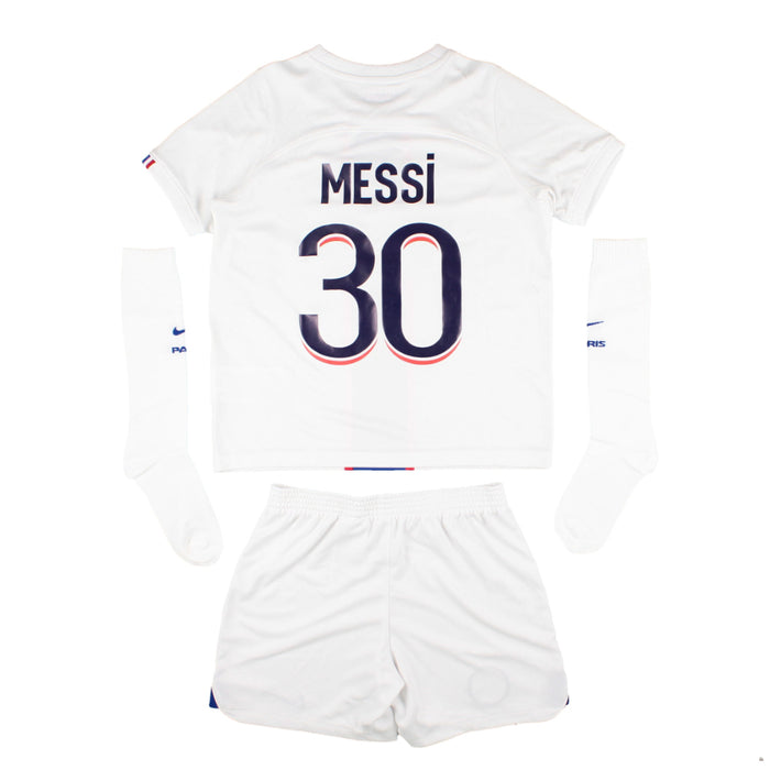 PSG 2022-23 Third Mini Kit (XL Boys 7-8y) Messi #30 (BNWT)