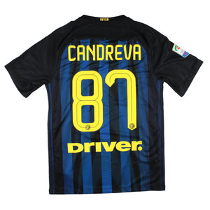 Inter Milan 2016-17 Home Shirt (S) Candreva #87 (BNWT)_0