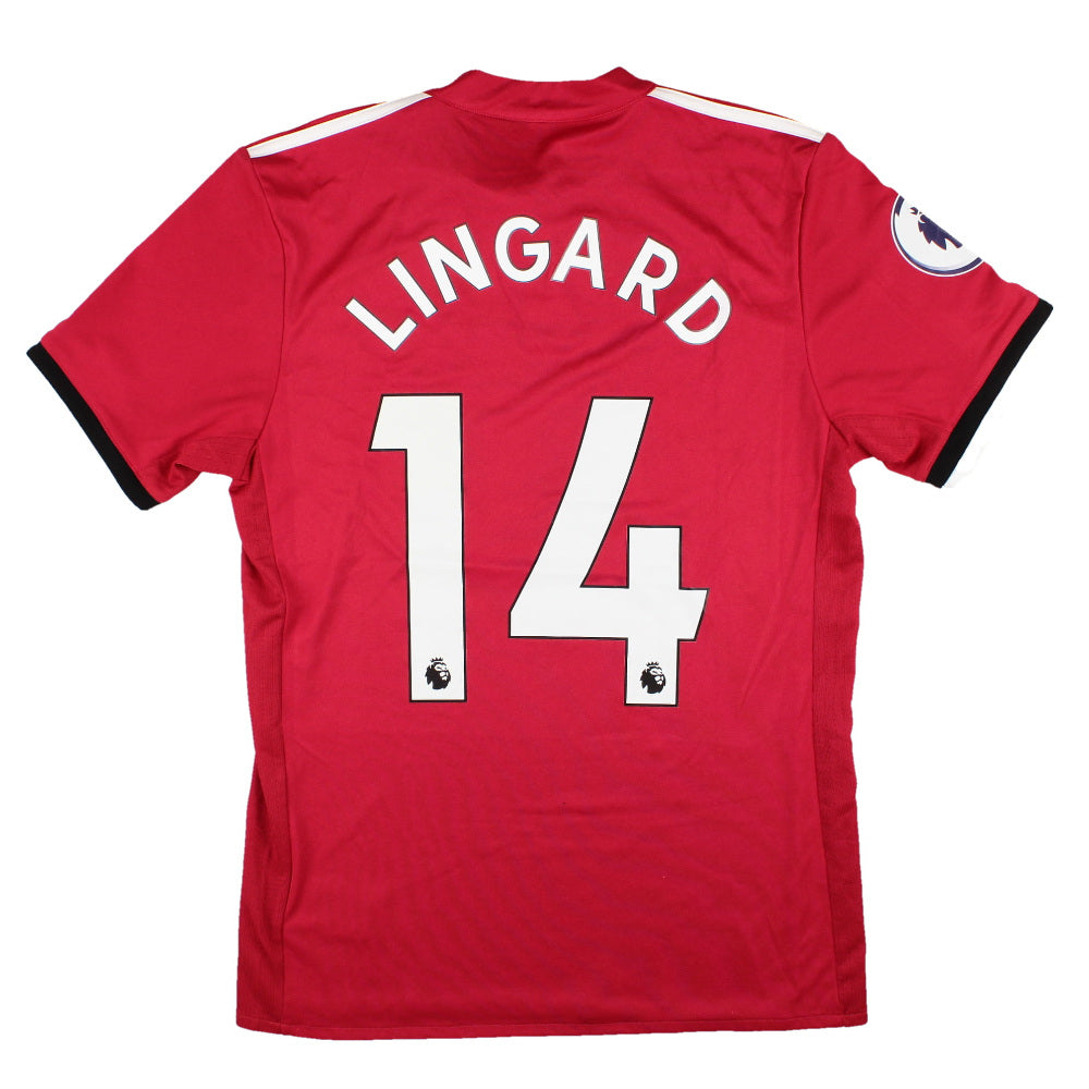 Manchester United 2017-18 Home Shirt (S) Lingard #14 (Excellent)_0