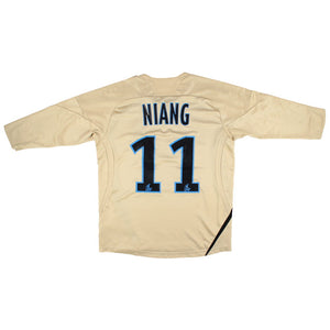 Marseille 2008-09 Long Sleeve Third Shirt (11-12y) Niang #11 (Good)_0