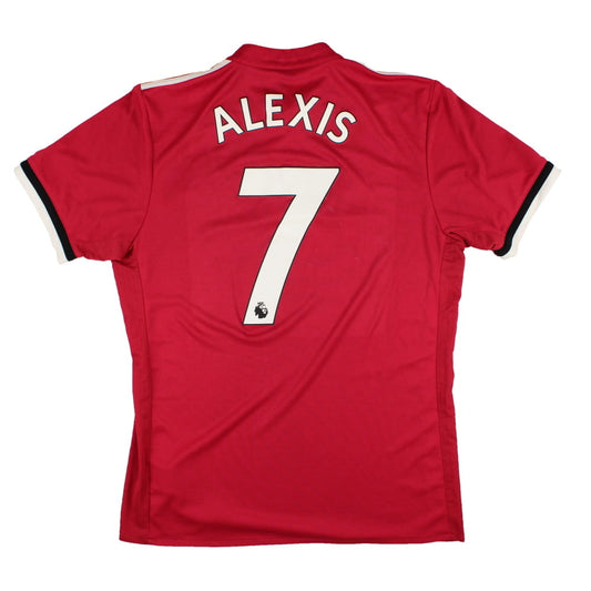 Manchester United 2017-18 Home Shirt (M) Alexis #7 (Good)_0