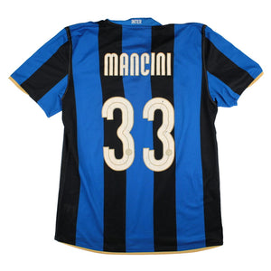 Inter Milan 2008-09 Home Shirt (XL) Mancini #33 (Good)_0