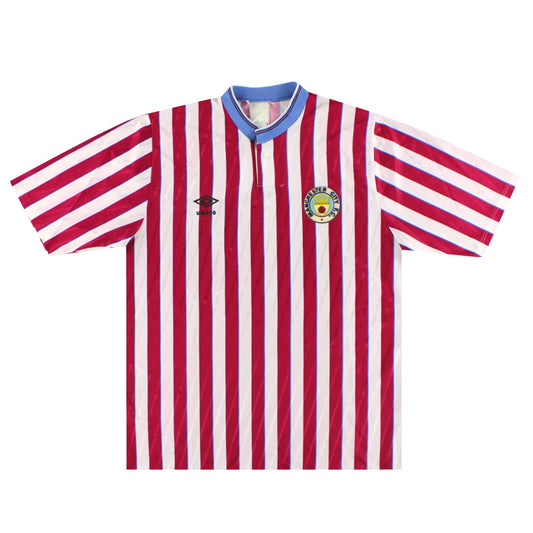 1988-90 Manchester City Umbro Away Shirt XL