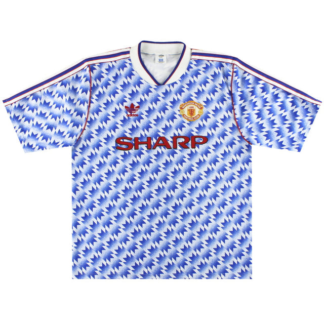 1990-92 Manchester United adidas Away Shirt L