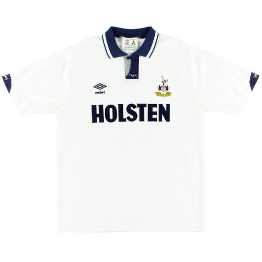 1991-93 Tottenham Umbro Home Shirt M