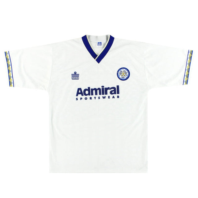 1992-93 Leeds Admiral Home Shirt *Mint* XL