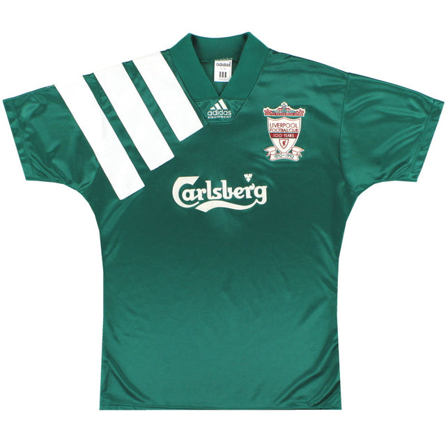 1992-93 Liverpool adidas Centenary Away Shirt L