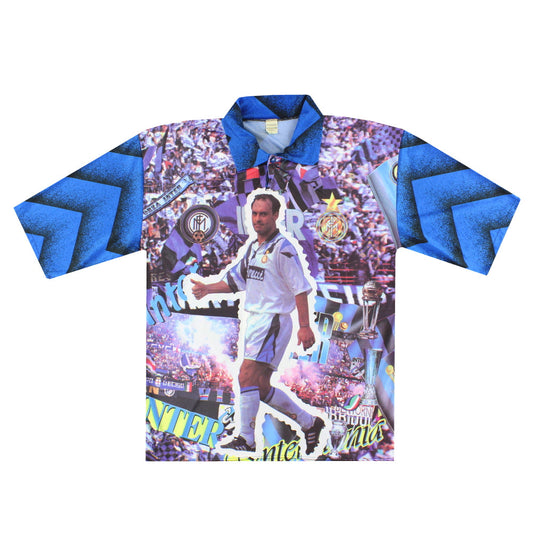 1993-94 Inter Milan Schillaci Graphic Shirt L
