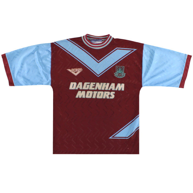 1993-95 West Ham Pony Home Shirt M