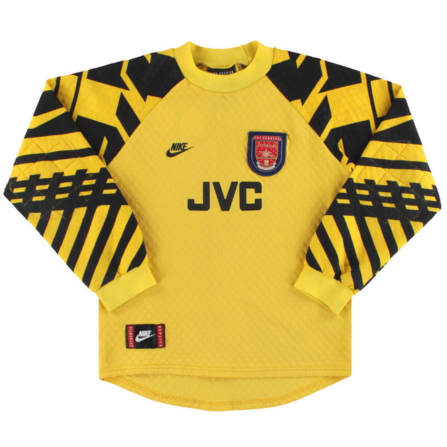 1995-97 Arsenal Nike Goalkeeper Shirt L.Boys / Excellent / Large Boys