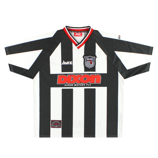 1999-00 Grimsby Avec Home Shirt M