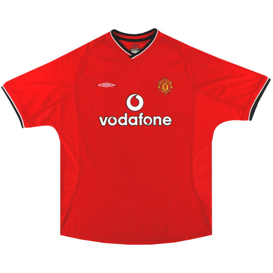 2000-02 Manchester United Umbro Home Shirt L