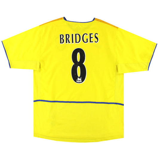 2002-03 Leeds Nike Away Shirt Bridges #8 XL