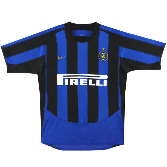 2003-04 Inter Nike Inter Milan Home Shirt L