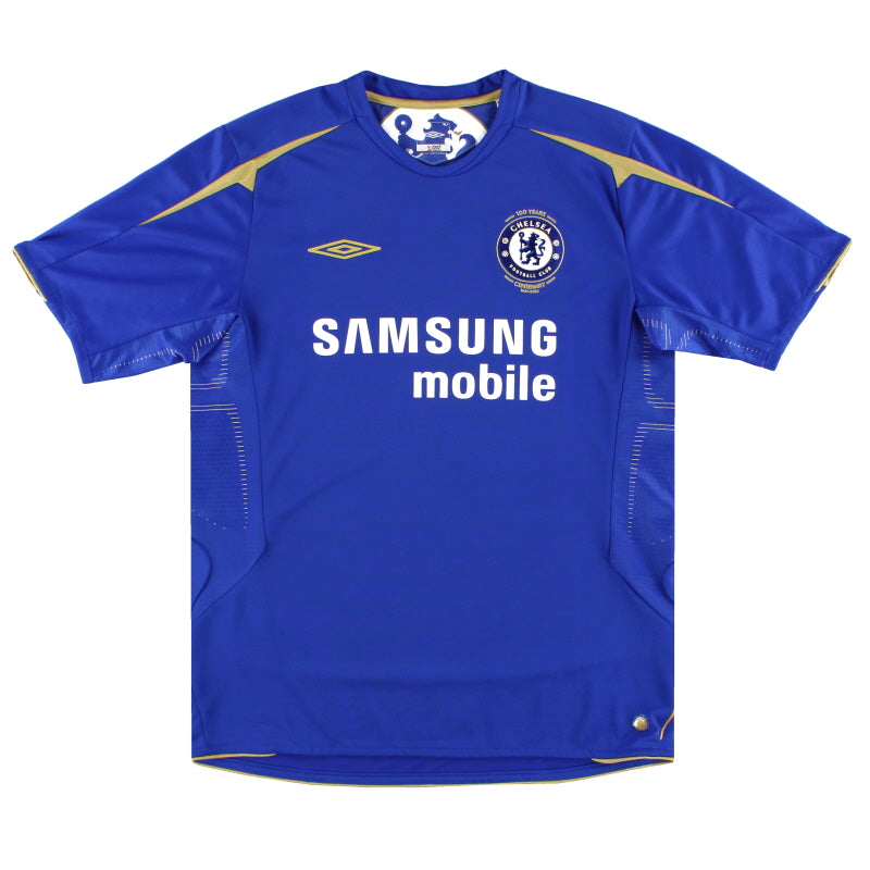 2005-06 Chelsea Umbro Centenary Home Shirt S