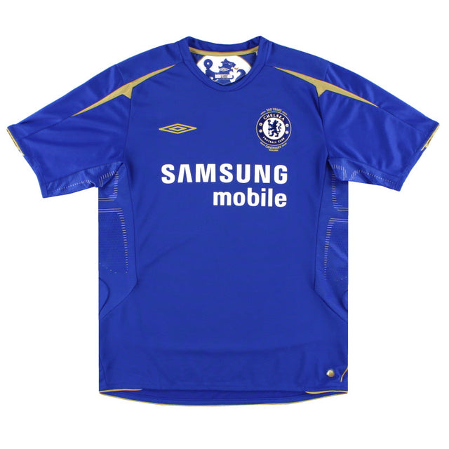 2005-06 Chelsea Umbro Centenary Home Shirt S