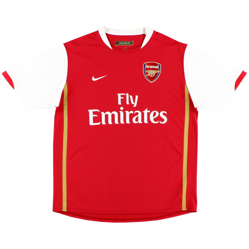 2006-08 Arsenal Nike Home Shirt L