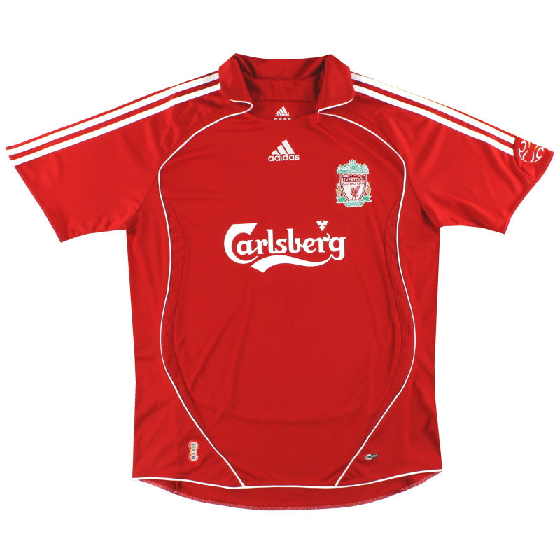 2006-08 Liverpool adidas Home Shirt L